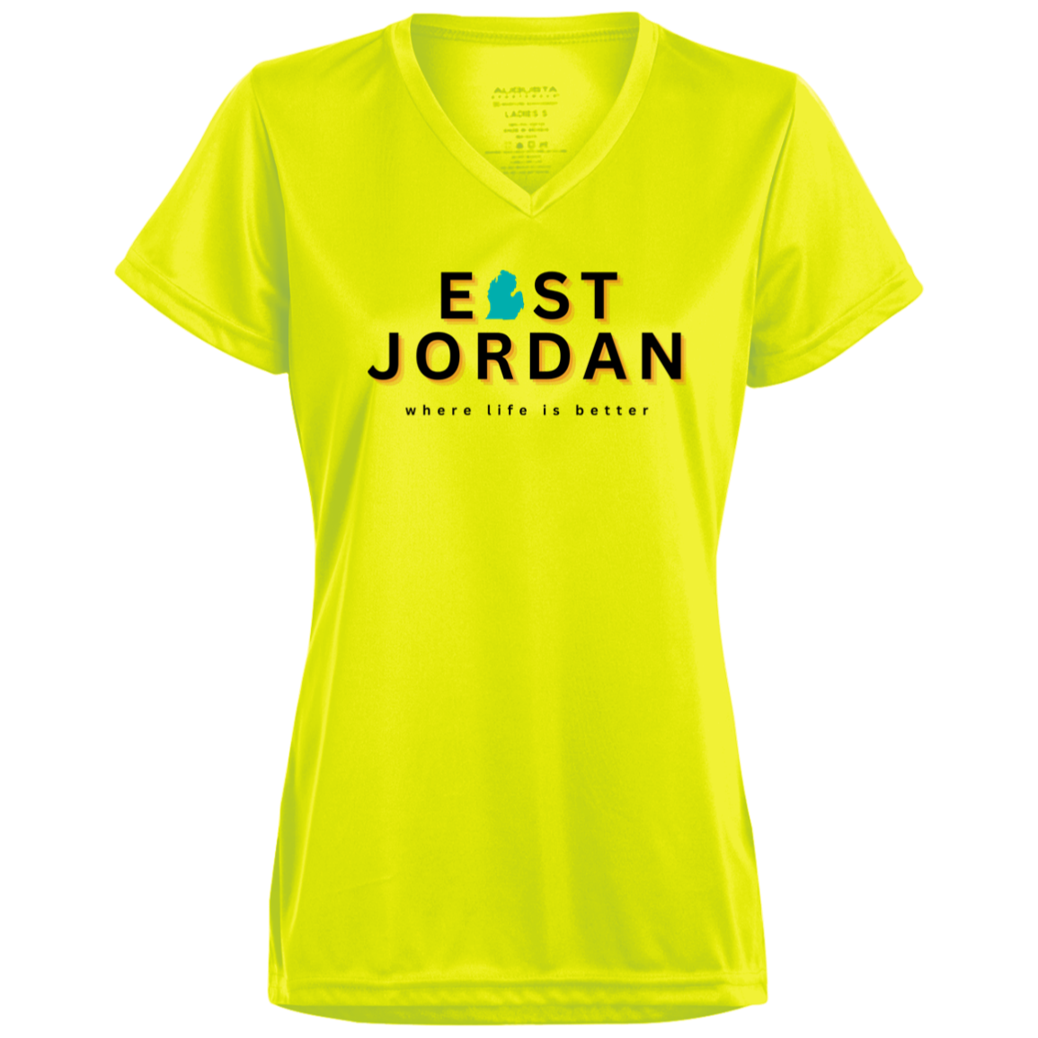 East Jordan ~Where life is Better Ladies’ Performance Tee