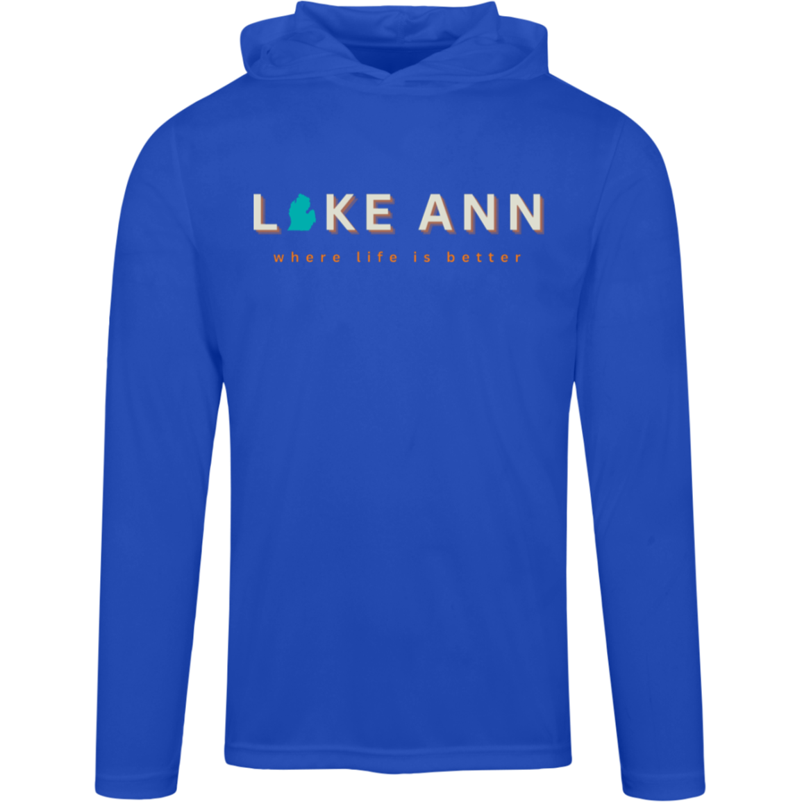 Lake Ann ~Where Life is Better Super-Lite Performance Hoodie