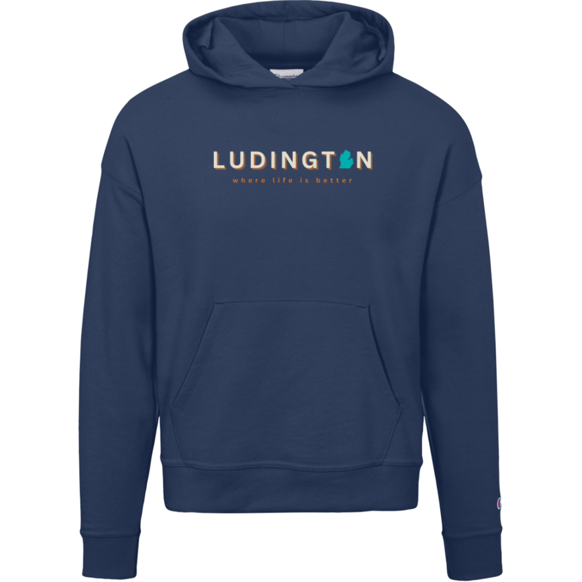 Ludington~Where Life is Better Women's Beachcomber Hoodie