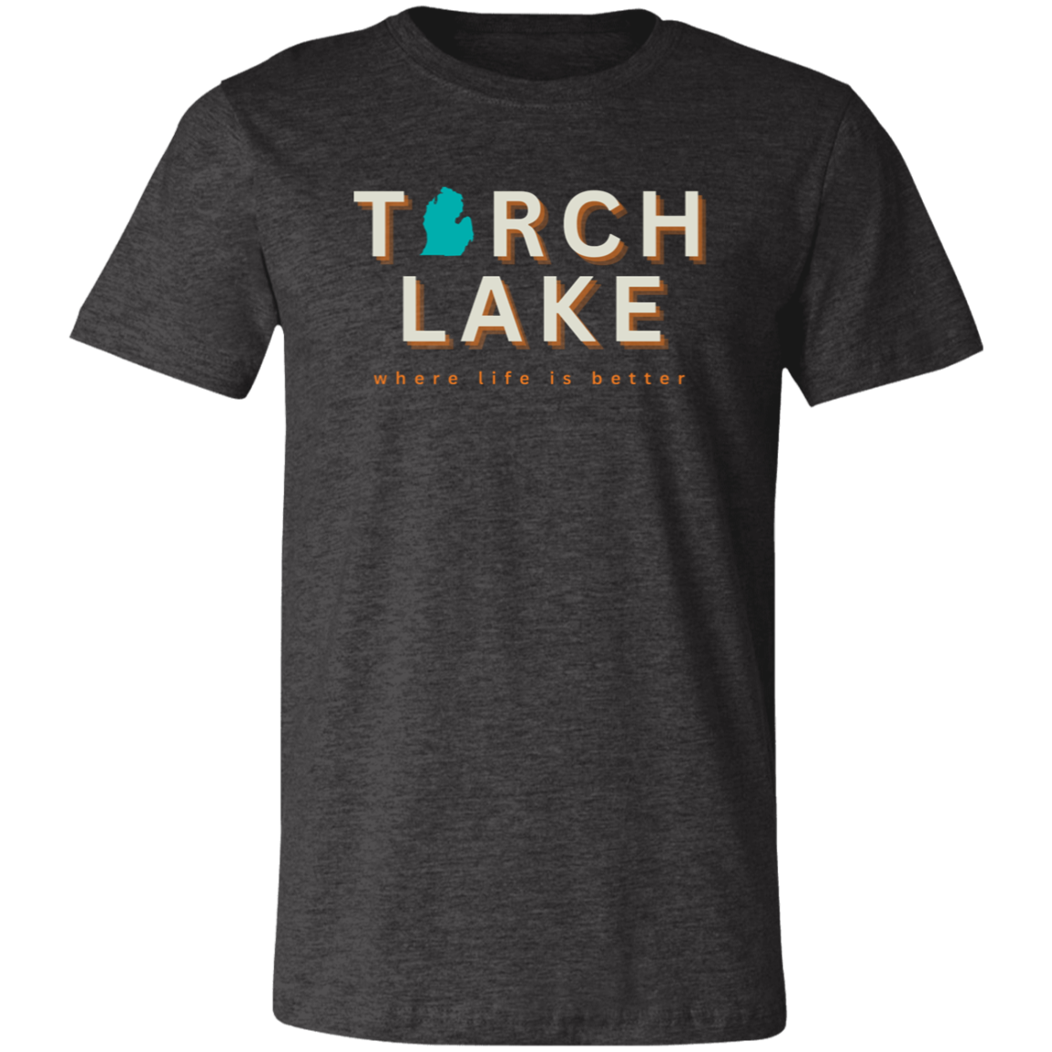 Torch Lake ~Where Life is Better  Unisex Jersey Tee