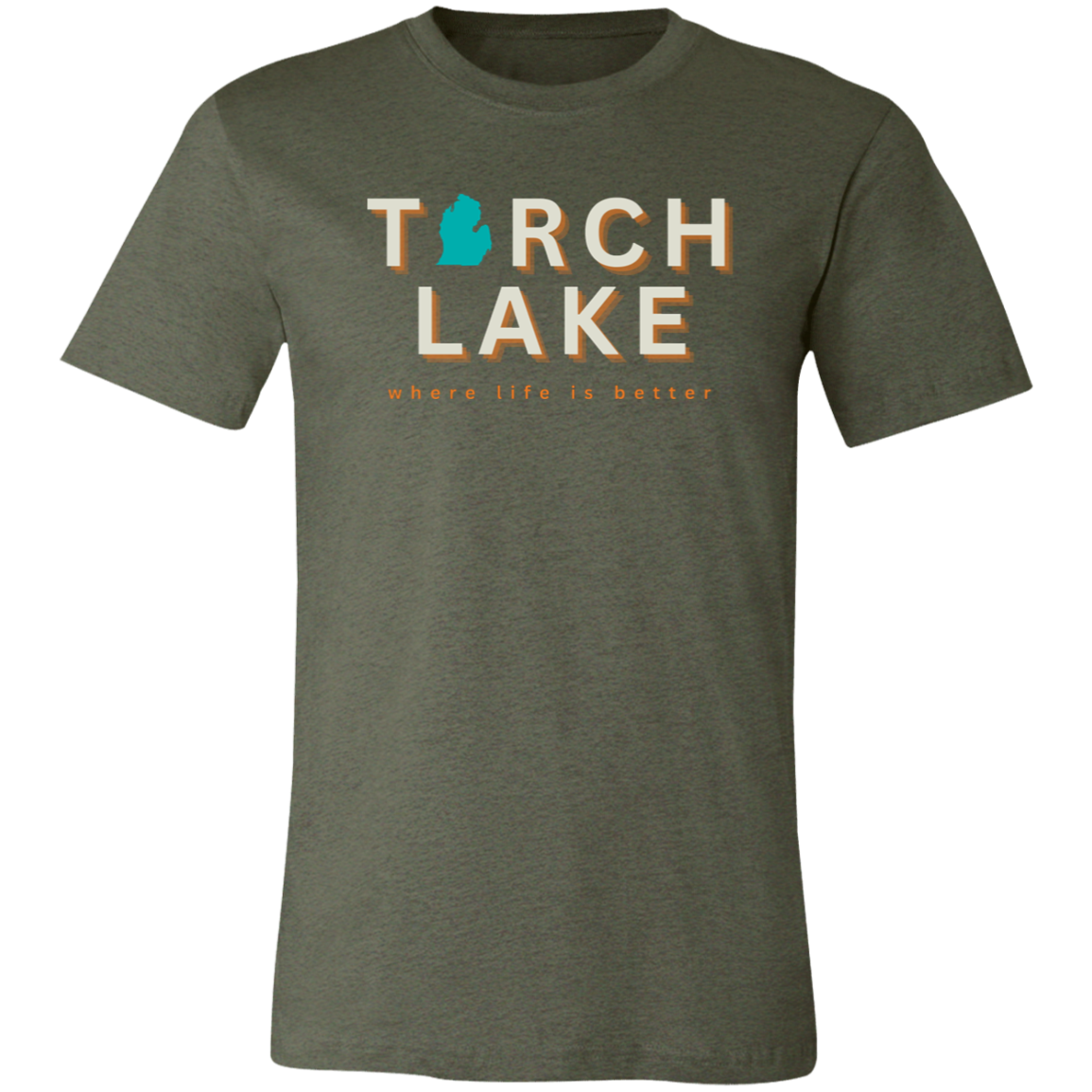 Torch Lake ~Where Life is Better  Unisex Jersey Tee