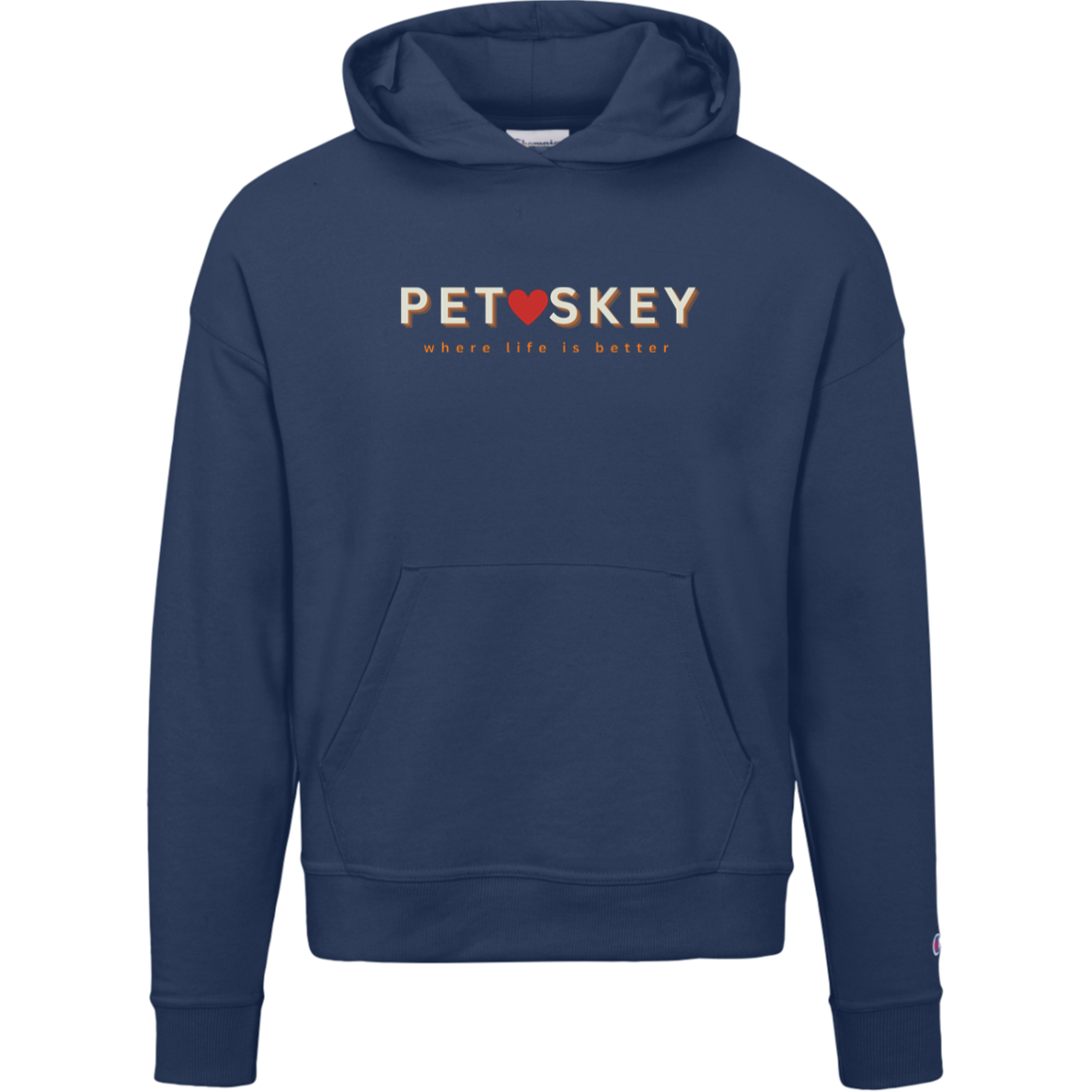 Petoskey~Where Life is Better Women's Beachcomber Hoodie