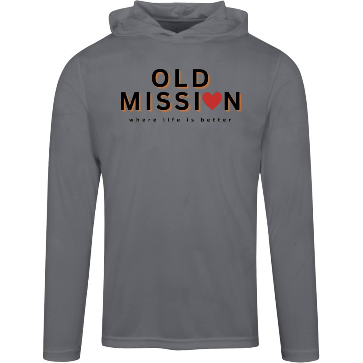 Old Mission~Where Life is Better Men's Super-Lite Performance Hoodie