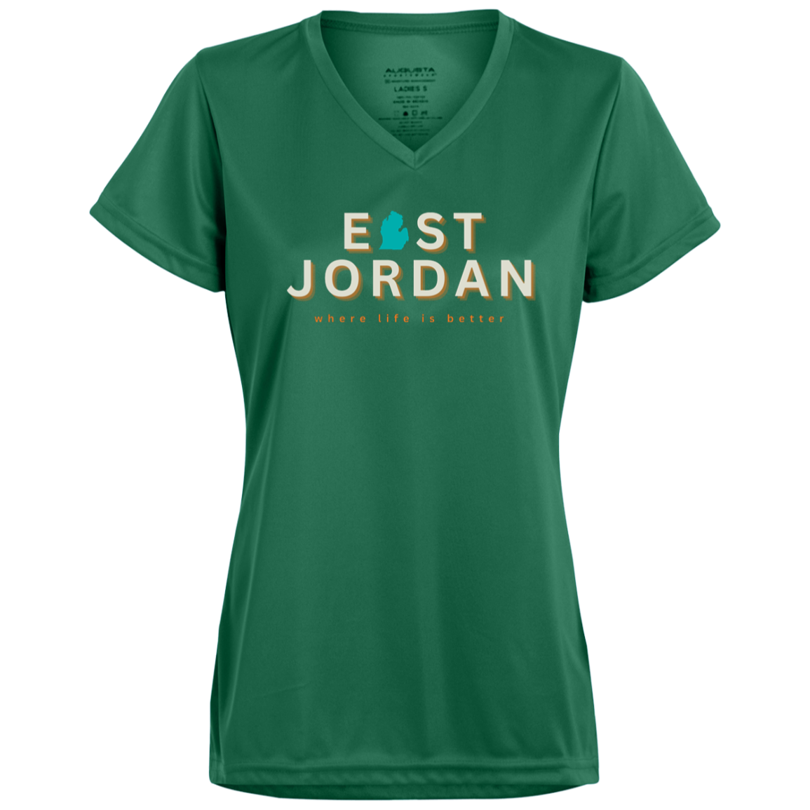 East Jordan ~Where Life is Better Ladies’ Performance Tee