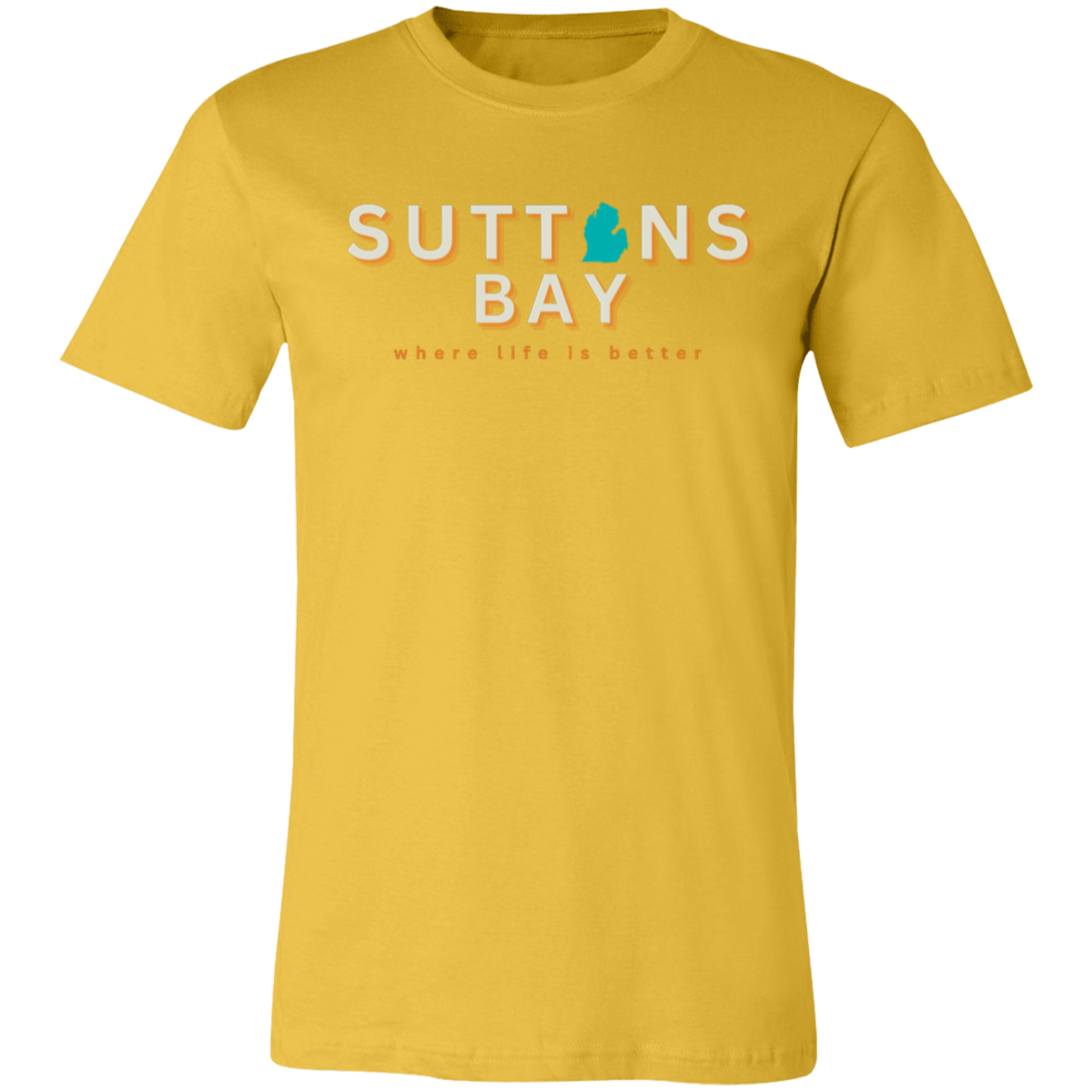 Suttons Bay ~Where Life is Better  Unisex Jersey Tee