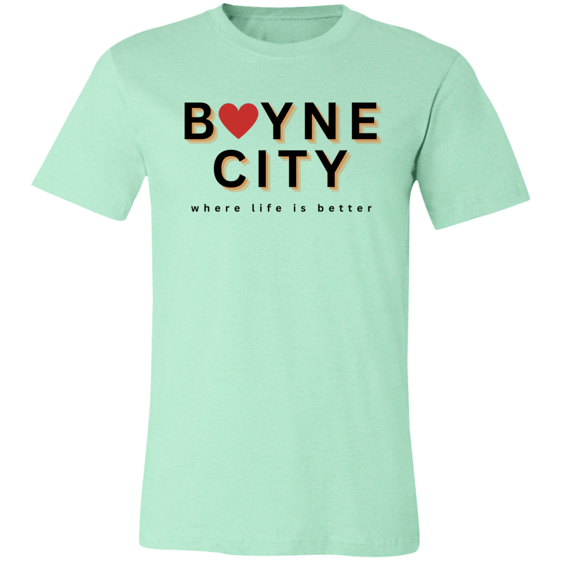 Boyne City ~Where Life is Better Unisex Jersey Tee