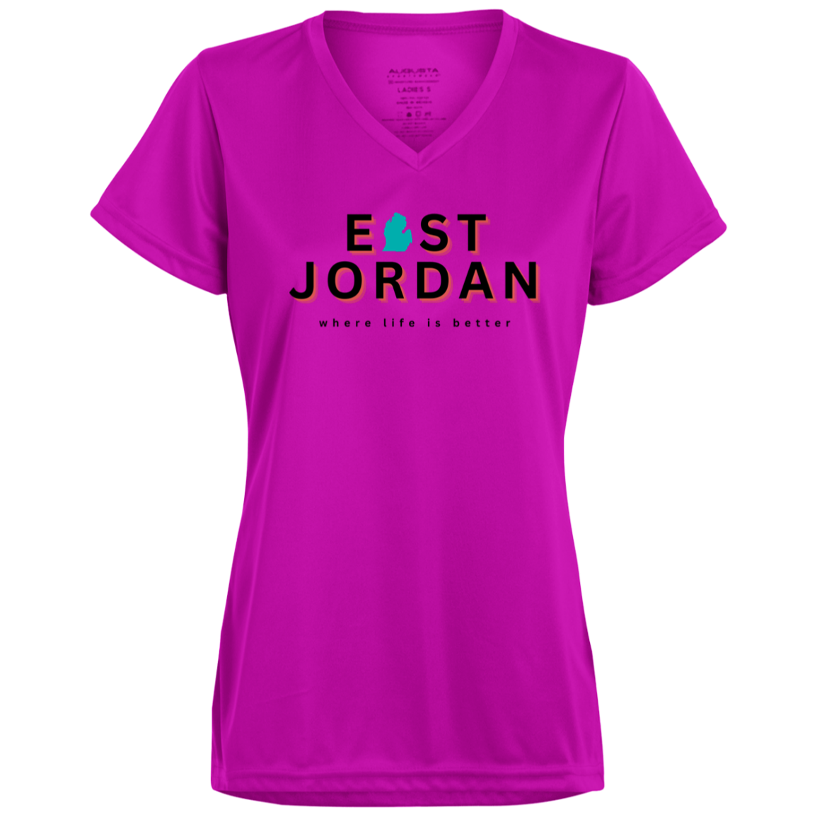 East Jordan ~Where life is Better Ladies’ Performance Tee