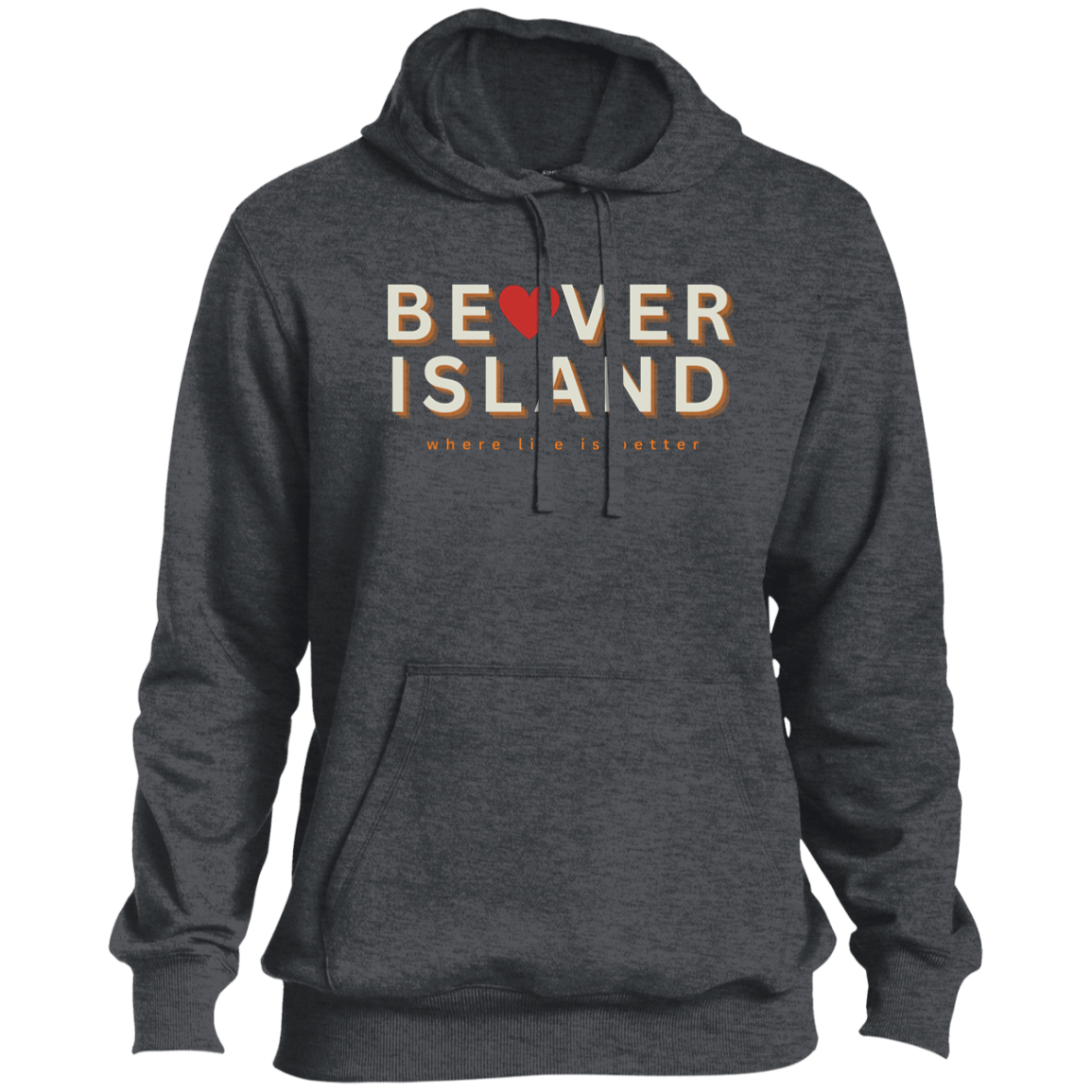 Beaver Island ~Where Life is Better Men's Beachcomber  Hoodie