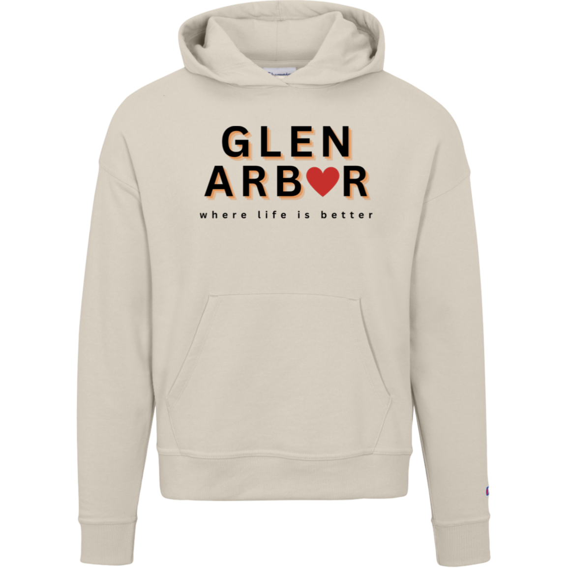 Glen Arbor~Where Life is Better Women's Beachcomber Hoodie