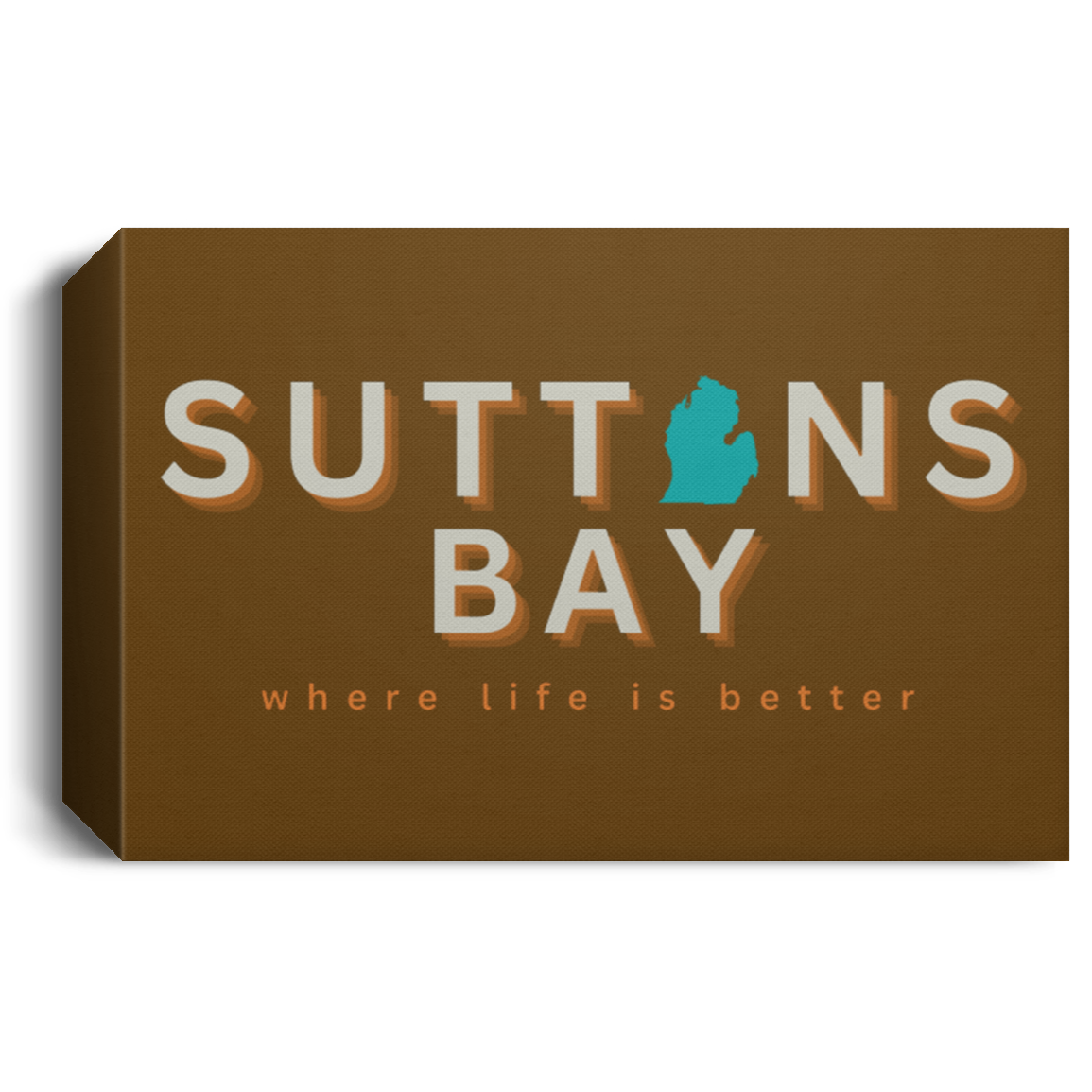 Suttons Bay ~Where Life is Better Deluxe Landscape Canvas