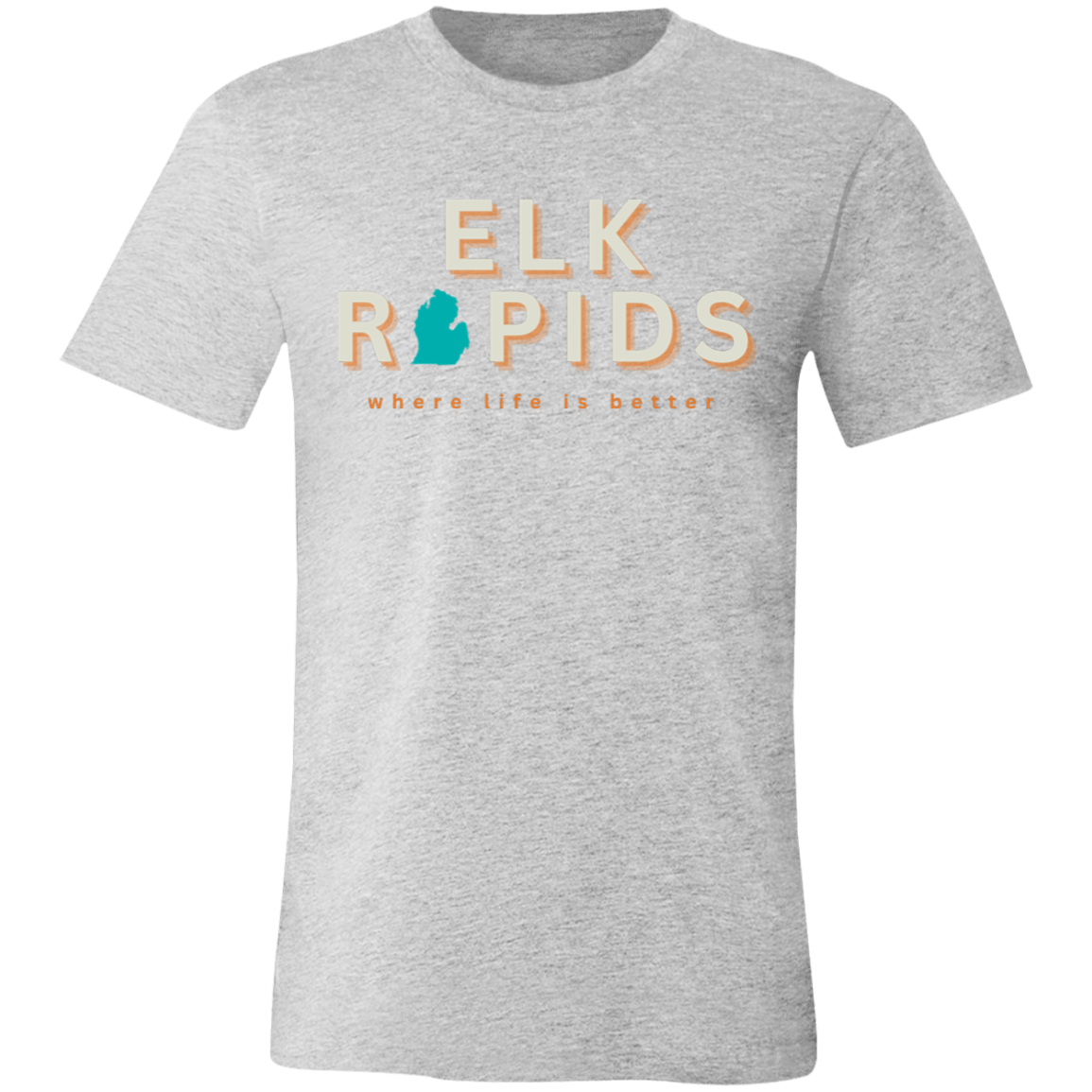 Elk Rapids ~Where Life is Better Unisex Jersey Tee