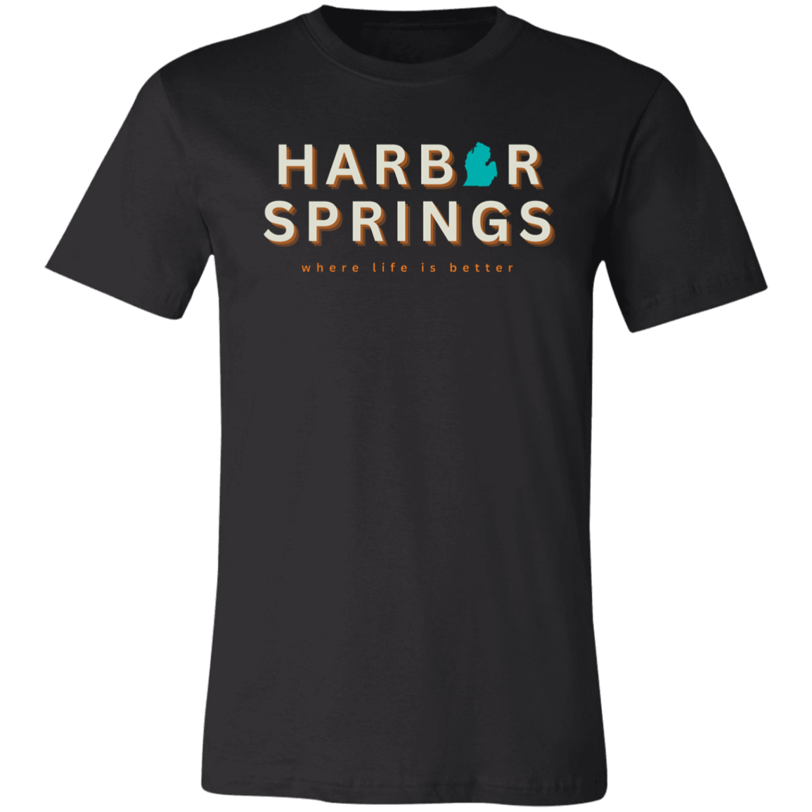 Harbor Spring ~Where Life is Better  Unisex Jersey Tee