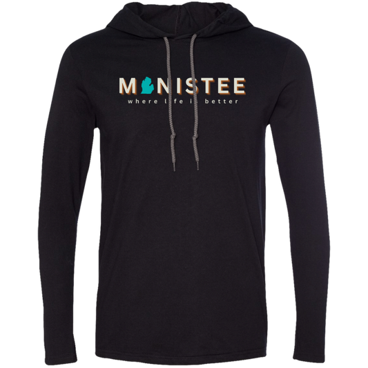 Manistee~Where Life is Better Super-Lite Unisex Hoodie