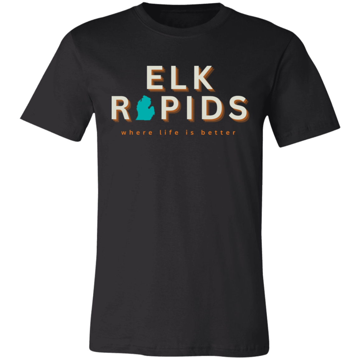 Elk Rapids ~Where Life is Better Unisex Jersey Tee