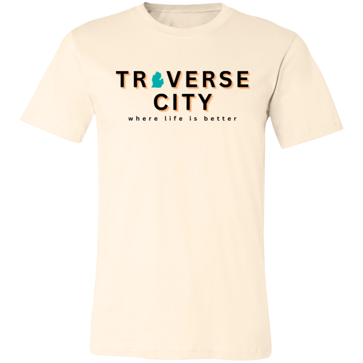 Traverse City ~Where Life is Better Unisex Jersey Tee