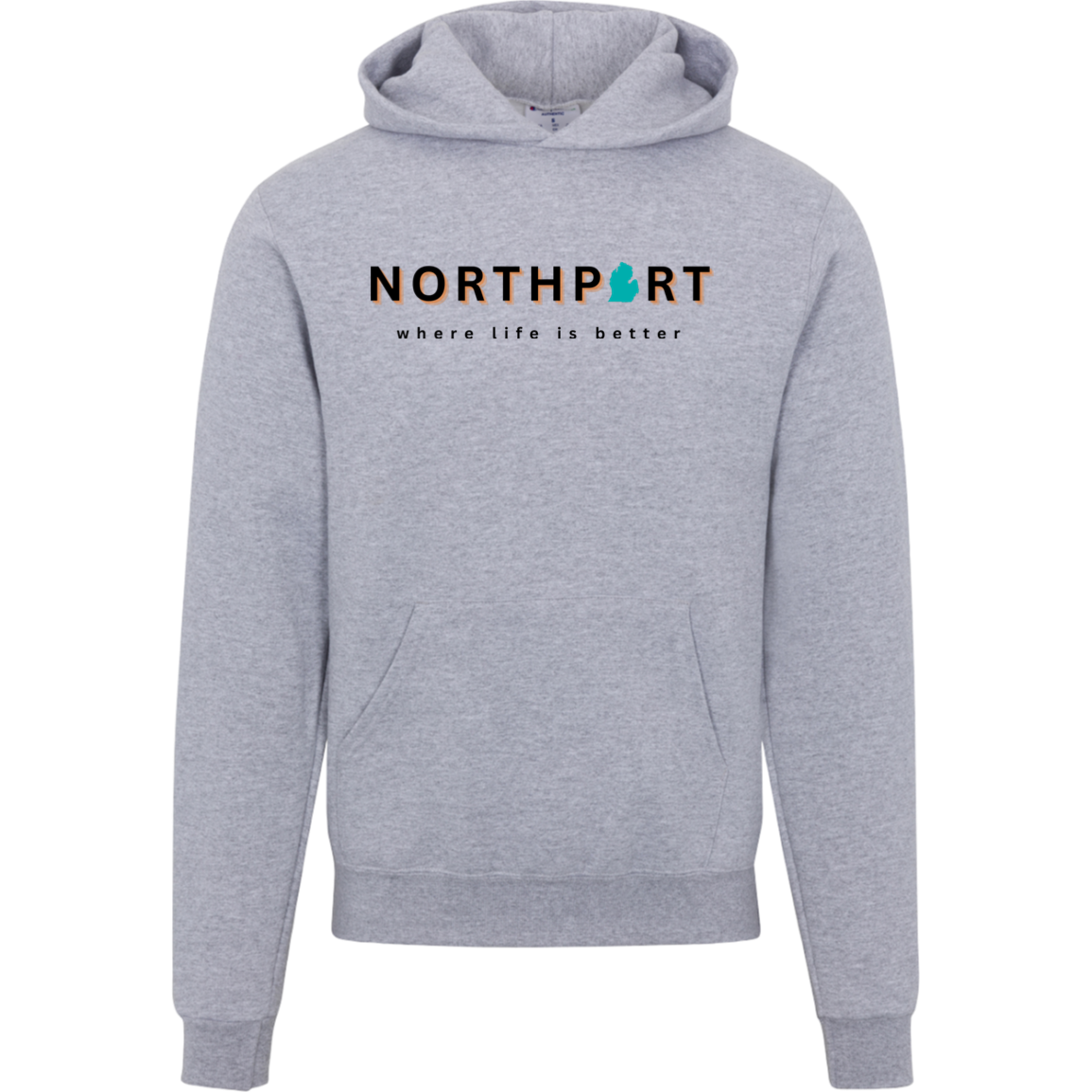 Northport~Where Life is Better Men's Beachcomber Hoodie