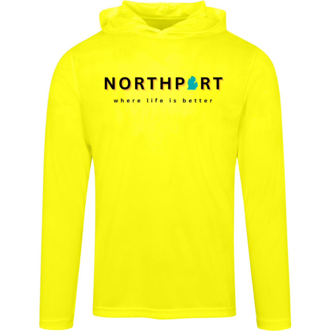 Northport~Where Life is Better Men's Super-Lite Performance Hoodie