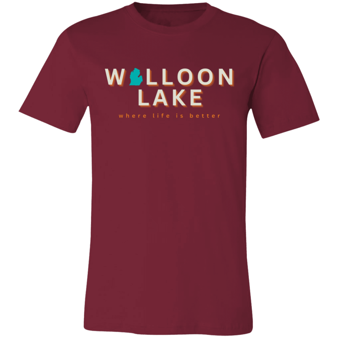 Walloon Lake ~Where Life is Better Unisex Jersey Tee