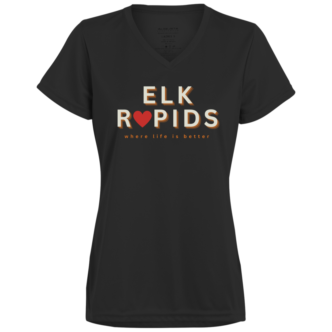 Elk Rapids ~Where Life is Better Ladies’ Performance Tee