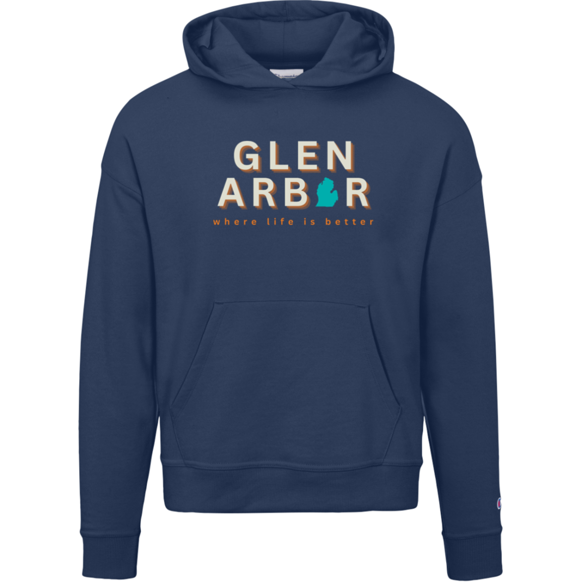 Glen Arbor~Where Life is Better Women's Beacchcomber Hoodie