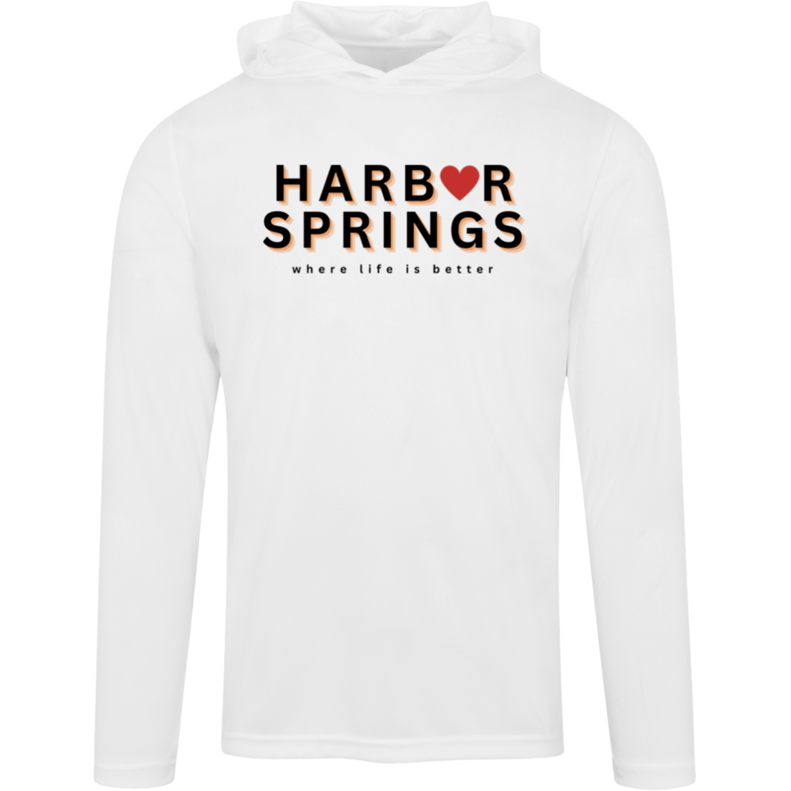 Harbor Springs~Where Life is Better Men's Super-Lite Performance Hoodie