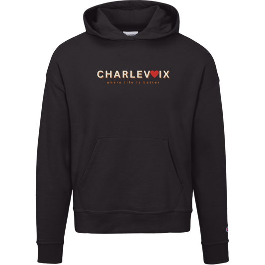 Charlevoix~Where Life is Better Women's Beachcomber Hoodie