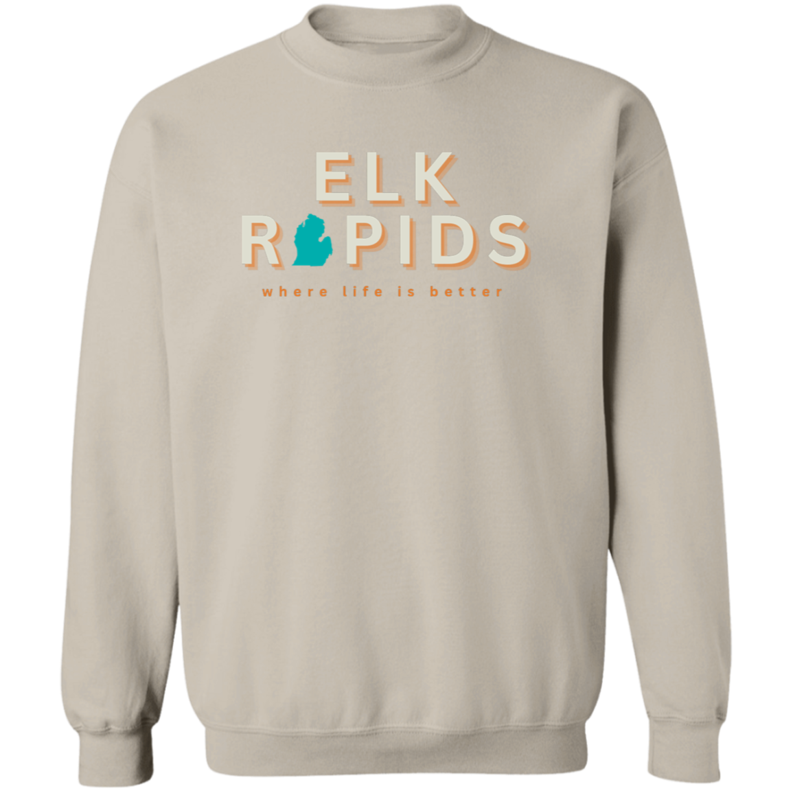 Elk Rapids ~Where Life is Better Unisex Crewneck