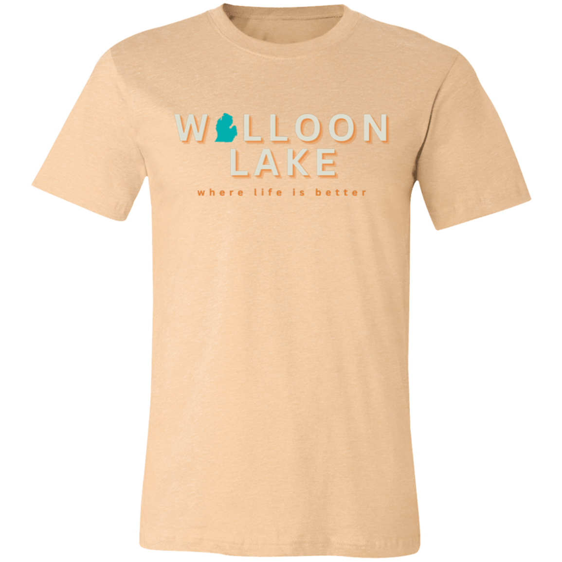 Walloon Lake ~Where Life is Better Unisex Jersey Tee