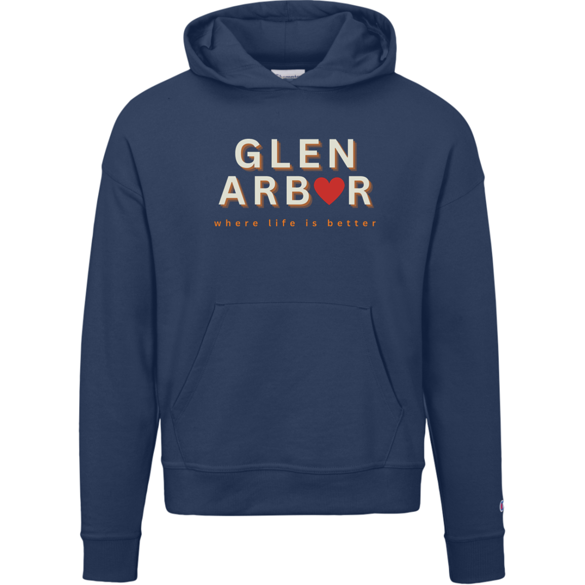 Glen Arbor~Where Life is Better Women's Beachcomber Hoodie