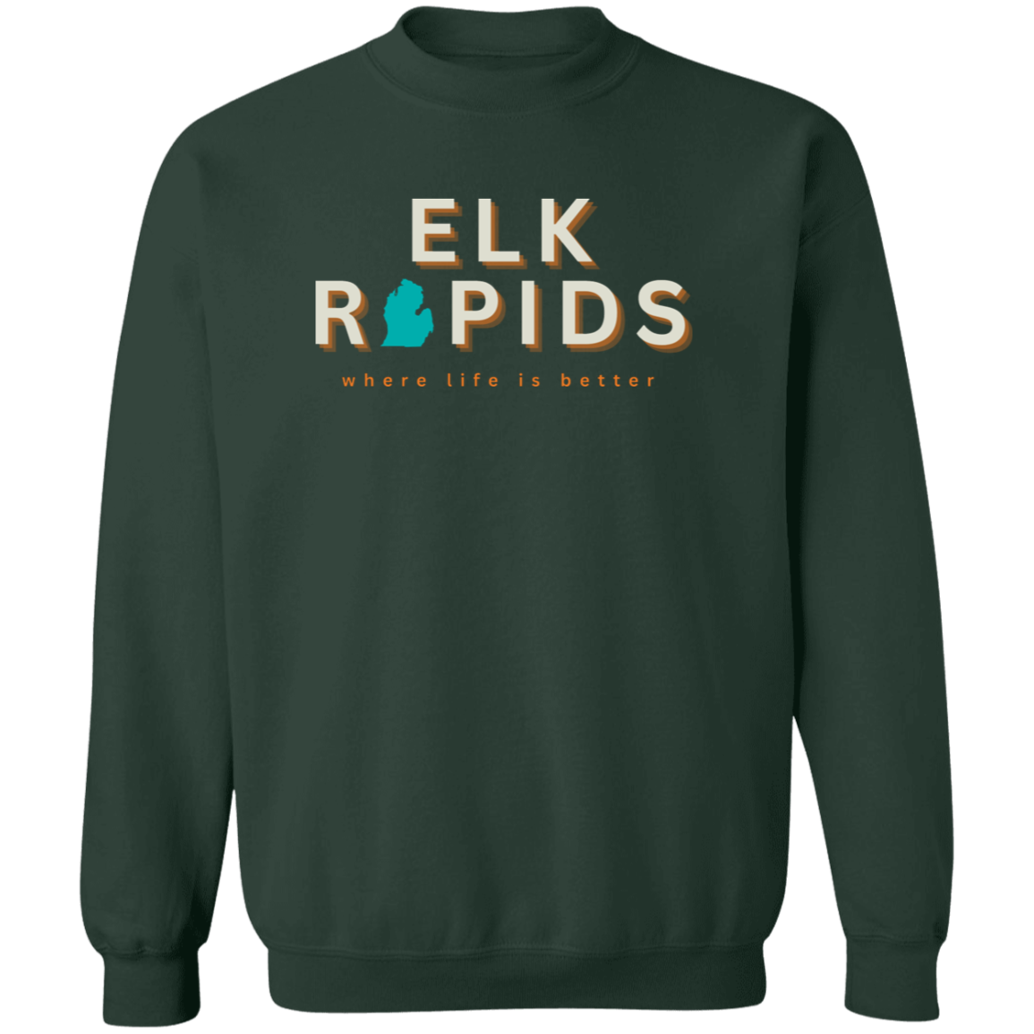 Elk Rapids ~Where Life is Better Unisex Crewneck