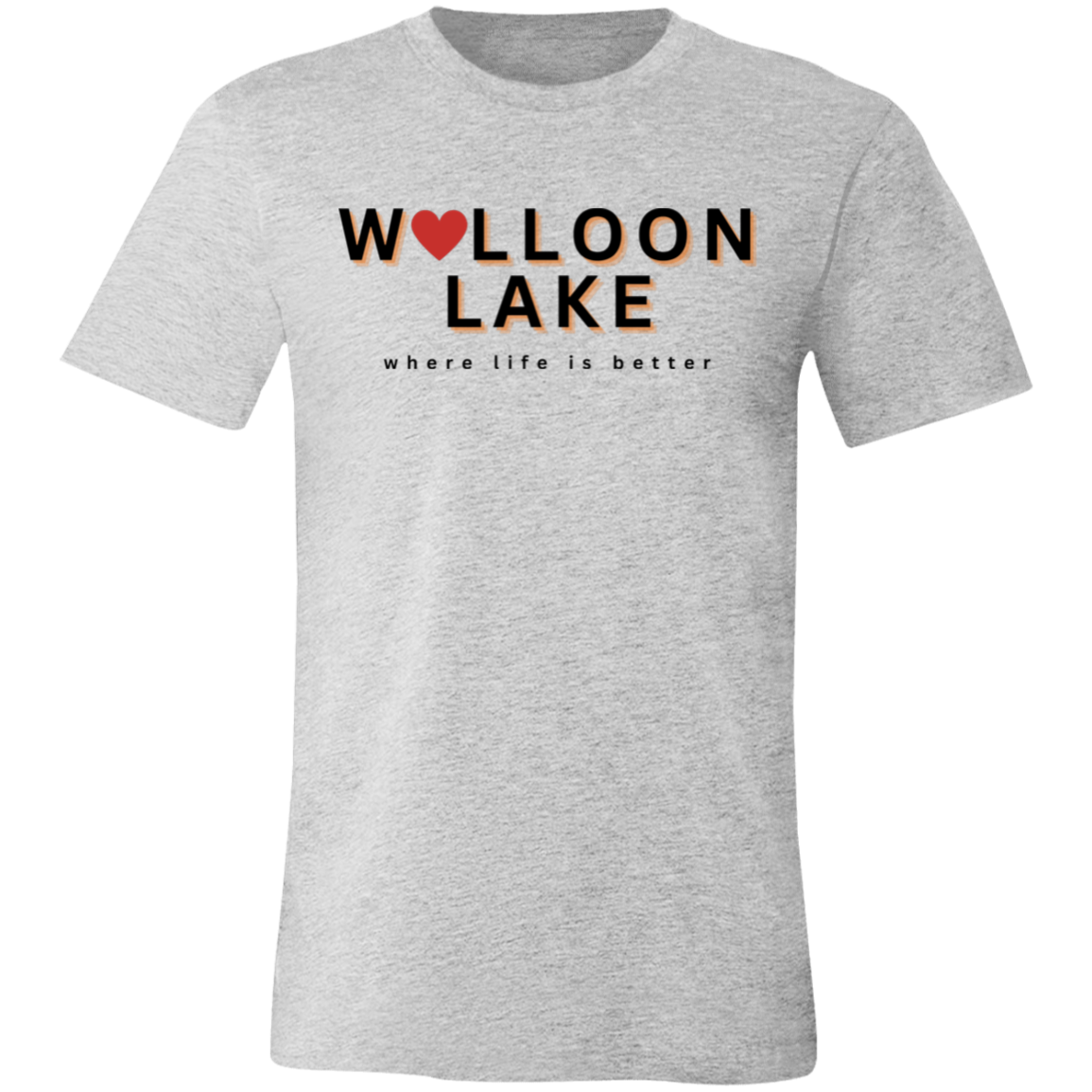 Walloon Lake ~Where Life is Better  Unisex Jersey Tee