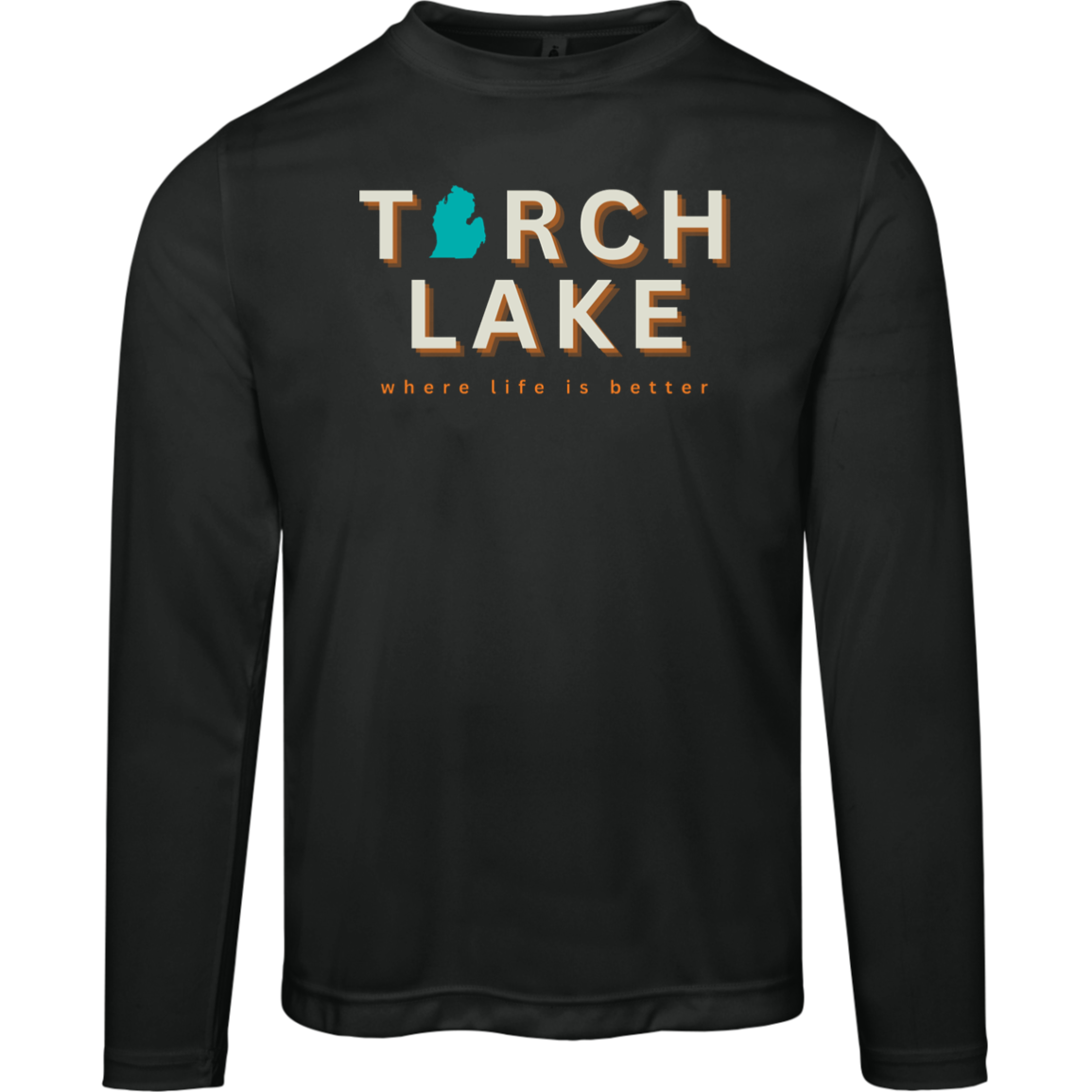 Torch Lake~Where Life is Better Men's Performance Tee