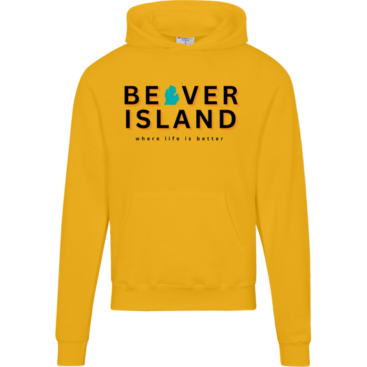 Beaver Island~Where Life is Better Men's Beachcomber Hoodie