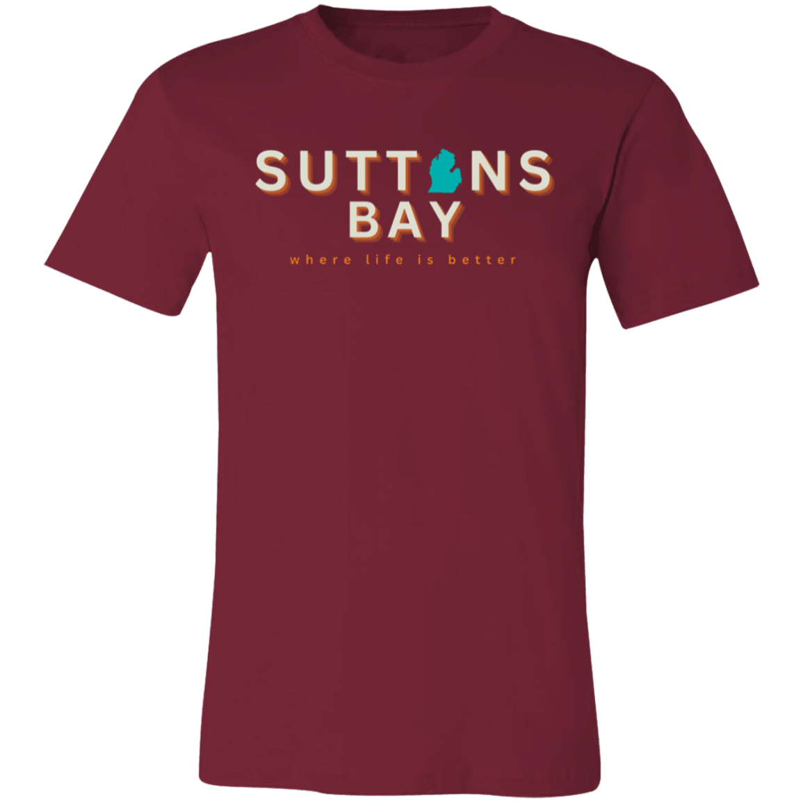 Suttons Bay ~Where Life is Better  Unisex Jersey Tee