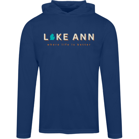 Lake Ann ~Where Life is Better Super-Lite Performance Hoodie