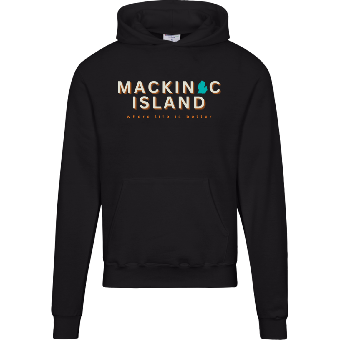 Mackinac Island~Where Life is Better Men's Beachcomber Hoodie