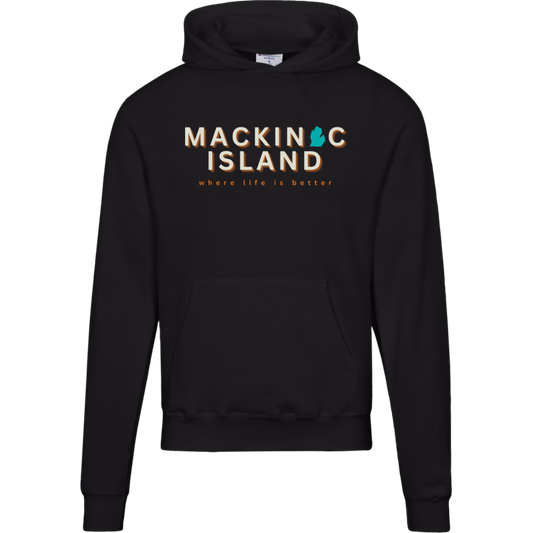 Mackinac Island~Where Life is Better Men's Beachcomber Hoodie