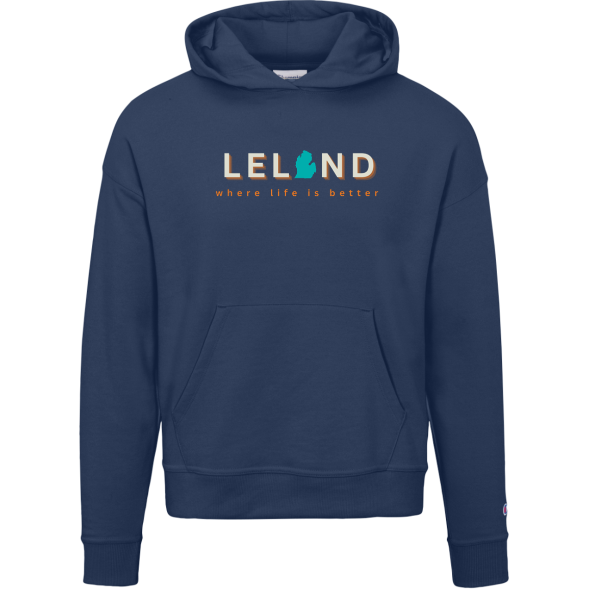 Leland~Where Life is Better Women's Beachcomber Hoodie