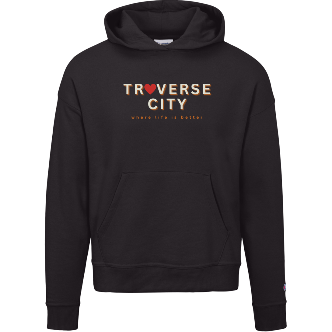 Traverse City~Where Life is Better Women's Beachcomber Hoodie