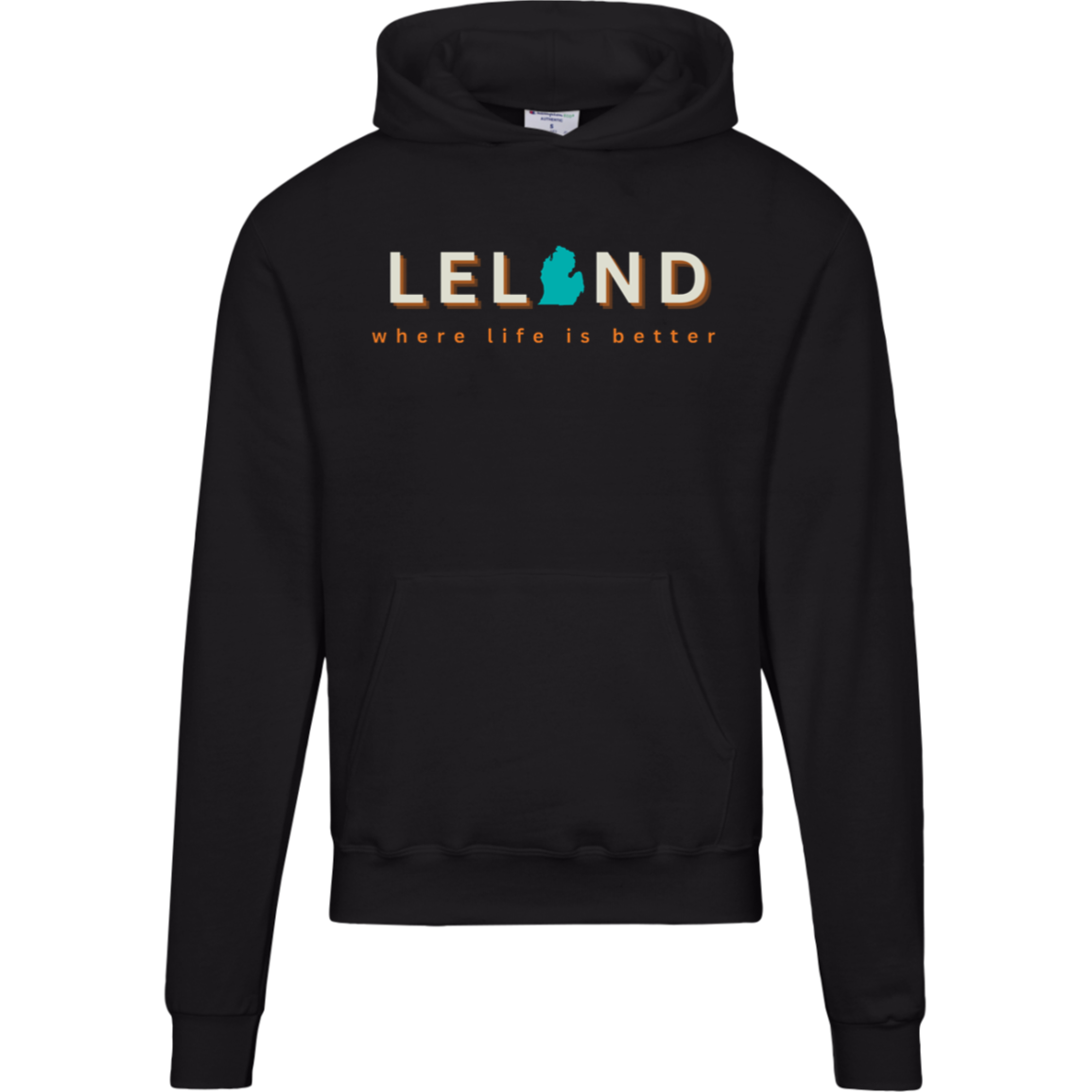 Leland~Where Life is Better Men's Beachcomber Hoodie