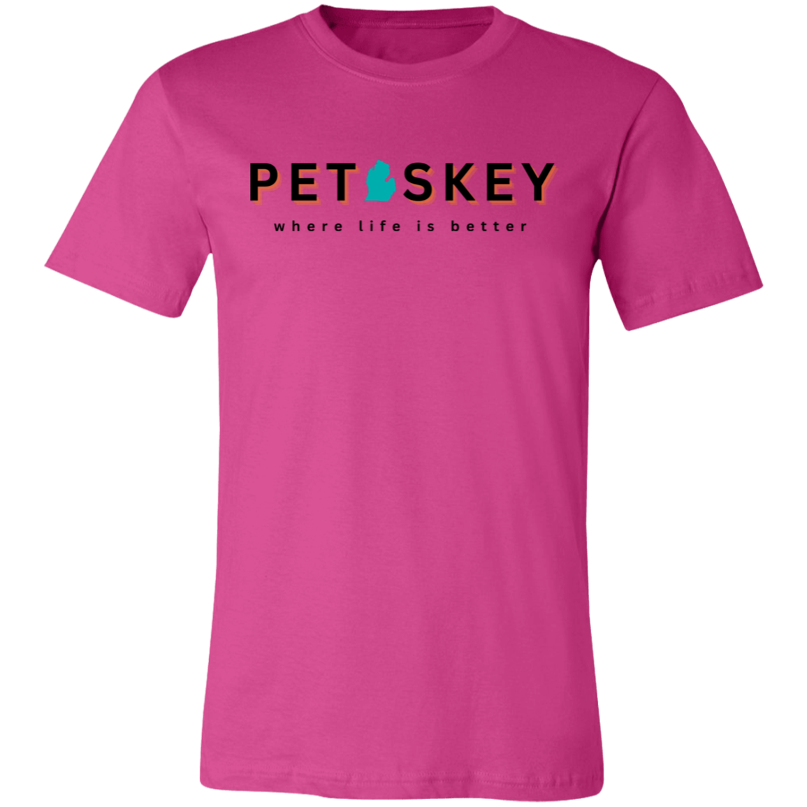 Petoskey ~Where Life is Better Unisex Jersey Tee