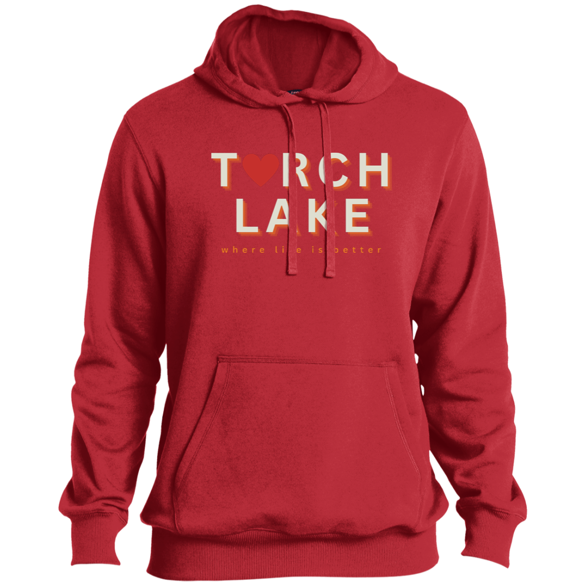 Torch Lke ~Where Life is Better Men's Beachcomber  Hoodie