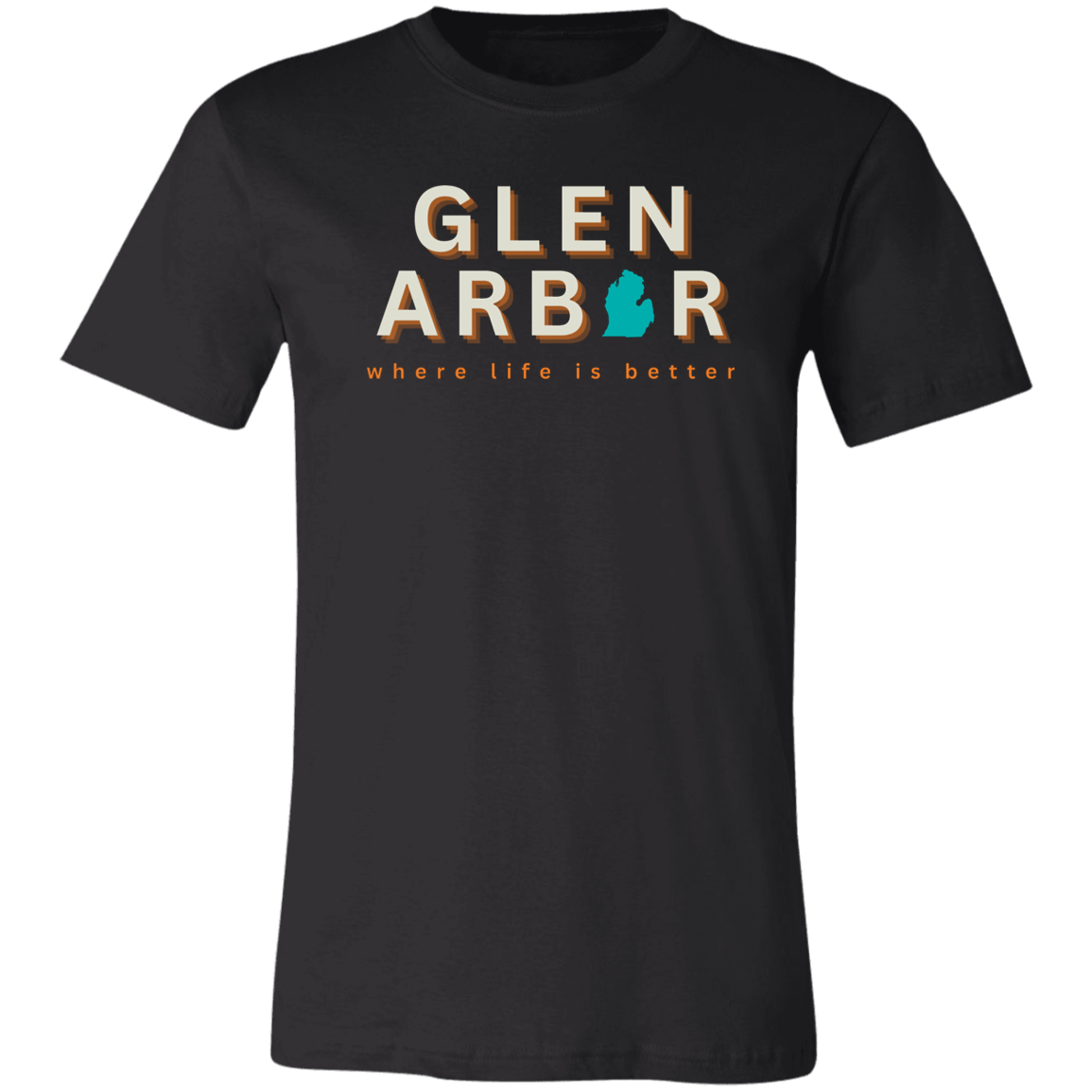 Glen Arbor ~Where Life is Better Unisex  Unisex Jersey Tee