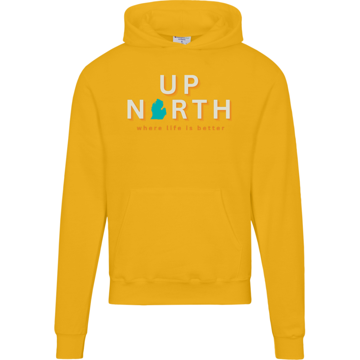 Up North~Where Life is Better Men's Beachcomber Hoodie