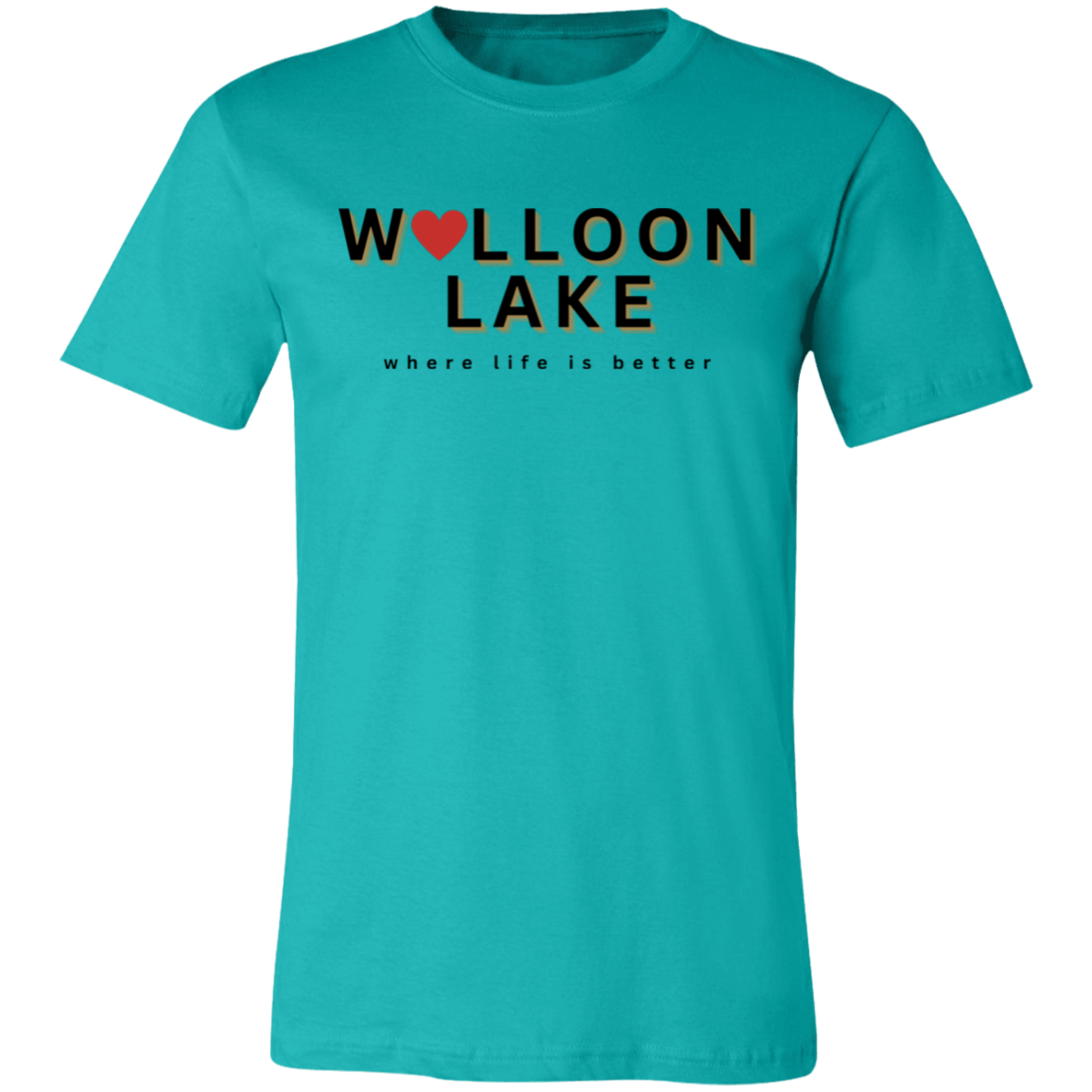 Walloon Lake ~Where Life is Better  Unisex Jersey Tee