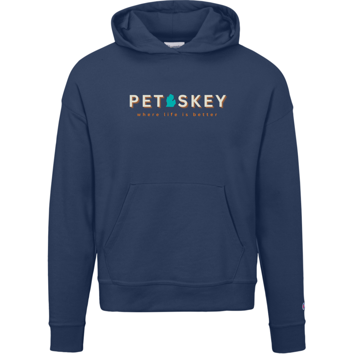 Petoskey~Where Life is Better Women's Beachcomber Hoodie