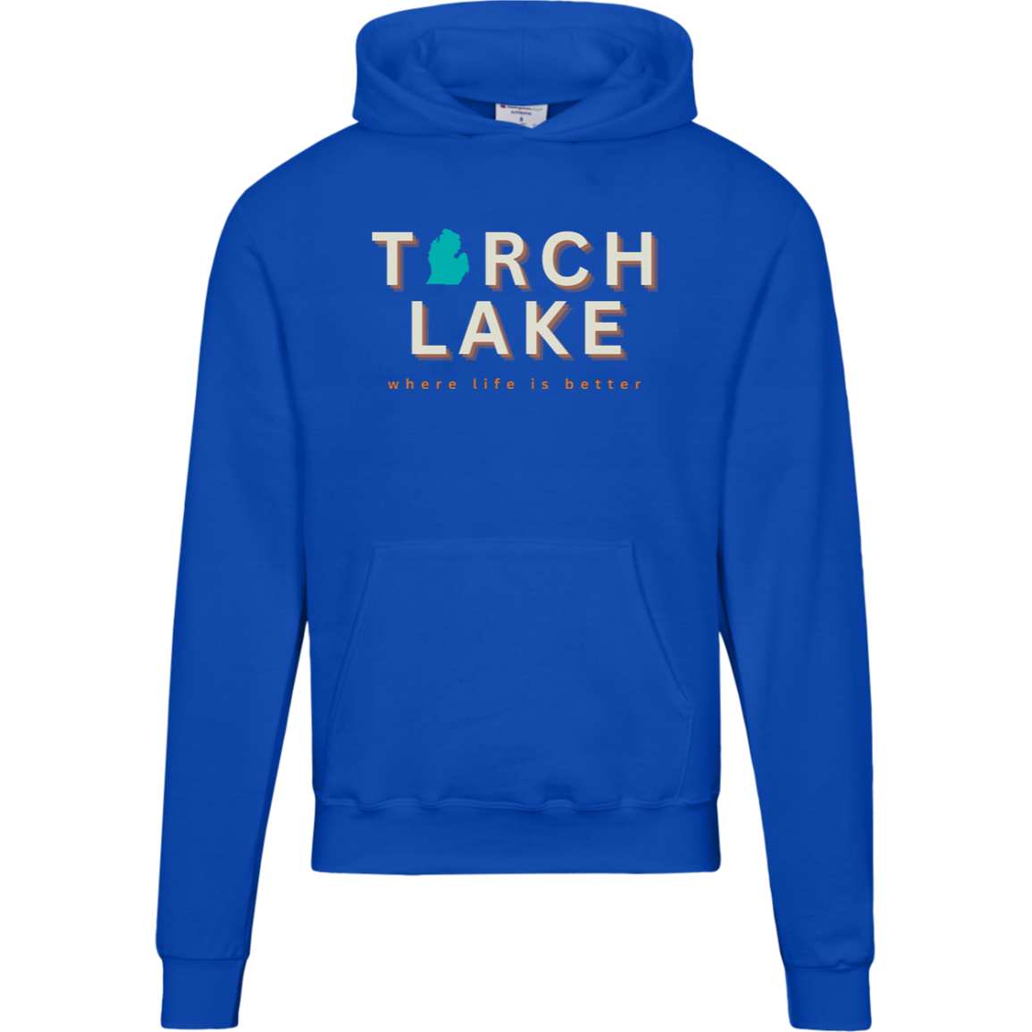 Torch Lake~Where Life is Better Men's Beachcomber Hoodie