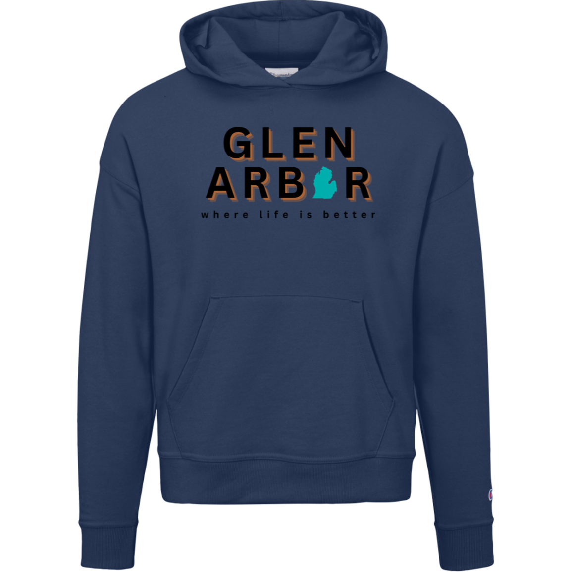 Glen Arbor~Where Life is Better Women's Beachcomber Hoodie