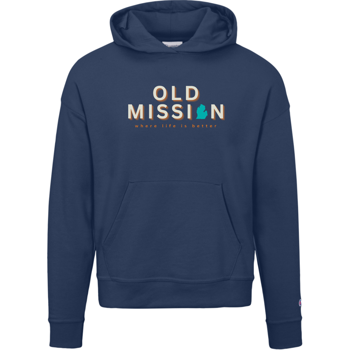 Old Mission~Where Life is Better Women's Beachcomber Hoodie