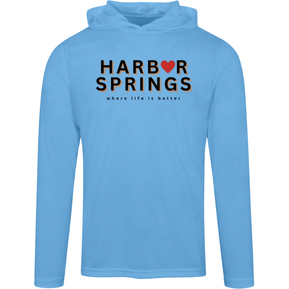 Harbor Springs~Where Life is Better Men's Super-Lite Performance Hoodie